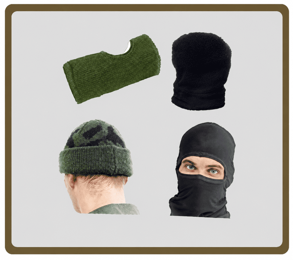 Military Woolen Cap Detail